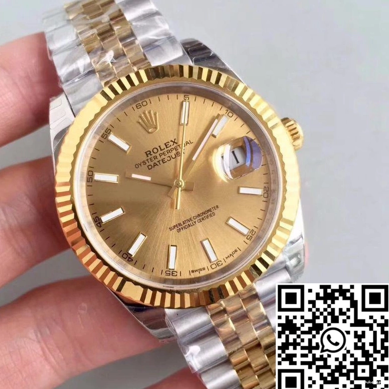 Datejust Yellow 41MM Rolex Gold II EW Dial 116333 Factory 1126